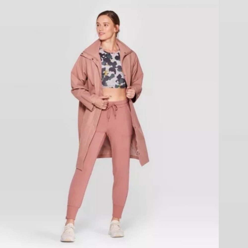Rose Pink Trench Rain Coat ☔️